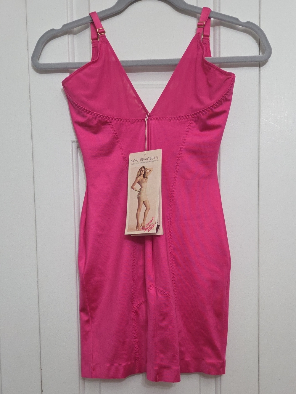 NWT Victoria's Secret So Curvaceous Push-Up Shaping Slip w Panty Firm Control/ M
